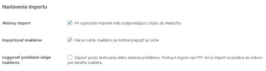 JM Support Nastavenie importu maklérov do Houzez z Realsoftu